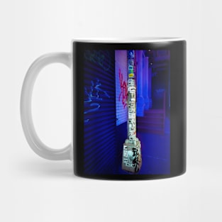 Purple Street Pop Art Graffiti Stickers NYC Mug